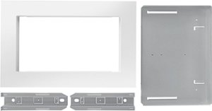 Whirlpool - 26.9" Trim Kit for Microwaves - White - Front_Zoom