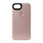 Front. LuMee - Two Illuminated Case for Apple® iPhone® 6, 6s, 7 and 8 - Matte rose.