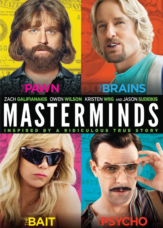  Masterminds [DVD] [2016]