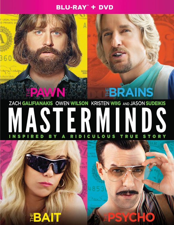  Masterminds [Blu-ray/DVD] [2016]