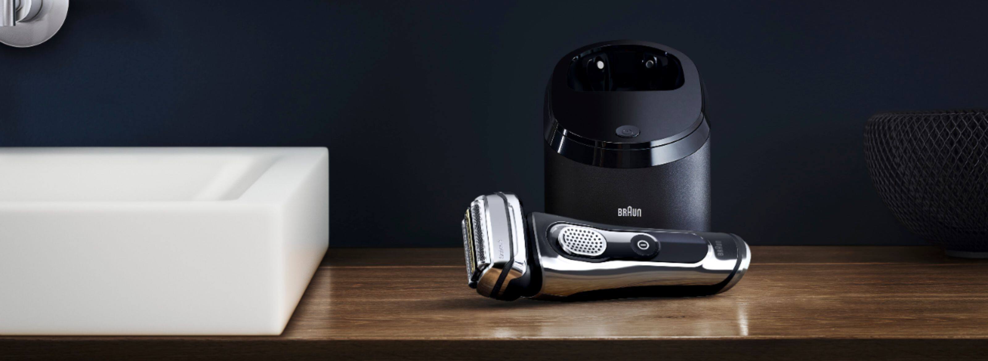 Alt View 21. Braun - Series 9 Wet/Dry Electric Shaver - Chrome.