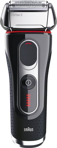 Braun - Series 5 Shaver - Black/silver/red - Angle
