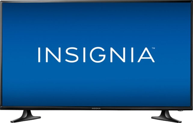 Insignia™ - 40" Class (39.6" Diag.) - LED - 1080p - HDTV - Black - Front Zoom