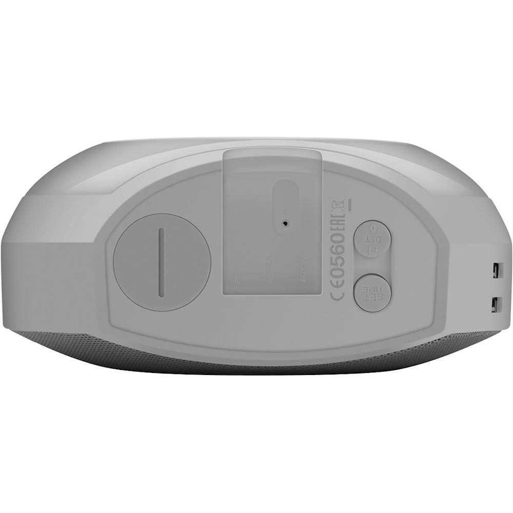 Best Buy: FM Alarm Clock Radio with Bluetooth and Dual USB Charging White JBLHORIZONWHTAM