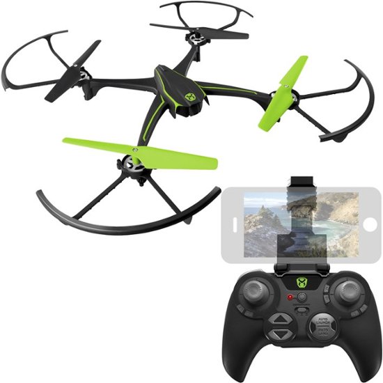 Sky Viper - V2400HD Streaming Video Drone with Remote Controller - Black - Front Zoom