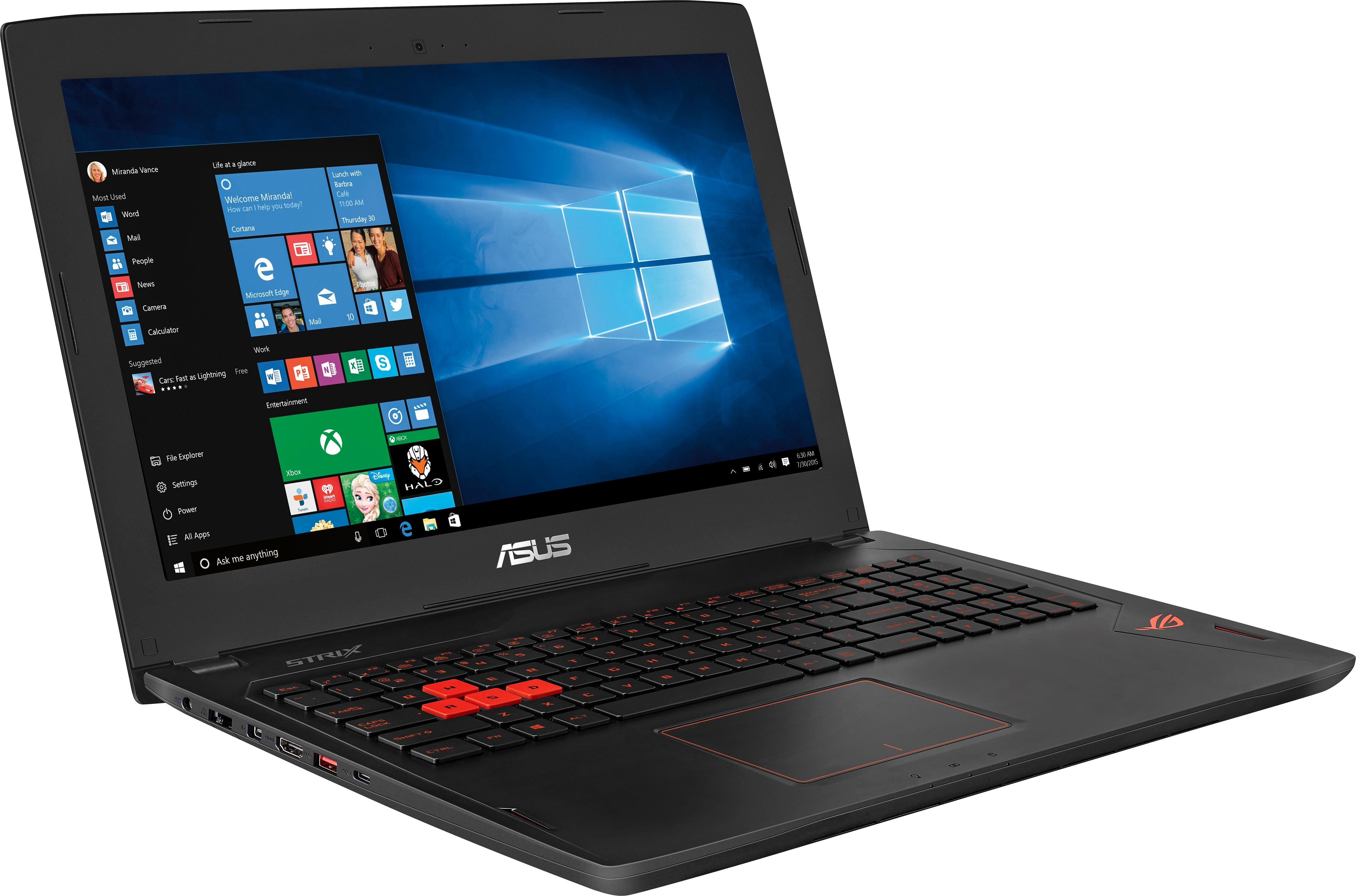 Best Buy: ASUS ROG 15.6" Laptop Intel Core i7 12GB Memory NVIDIA GTX 1060 1TB Hard Drive Black GL502VM-BI7N10