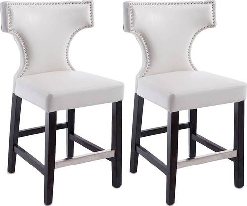 CorLiving - Chairs (Set of 2) - White