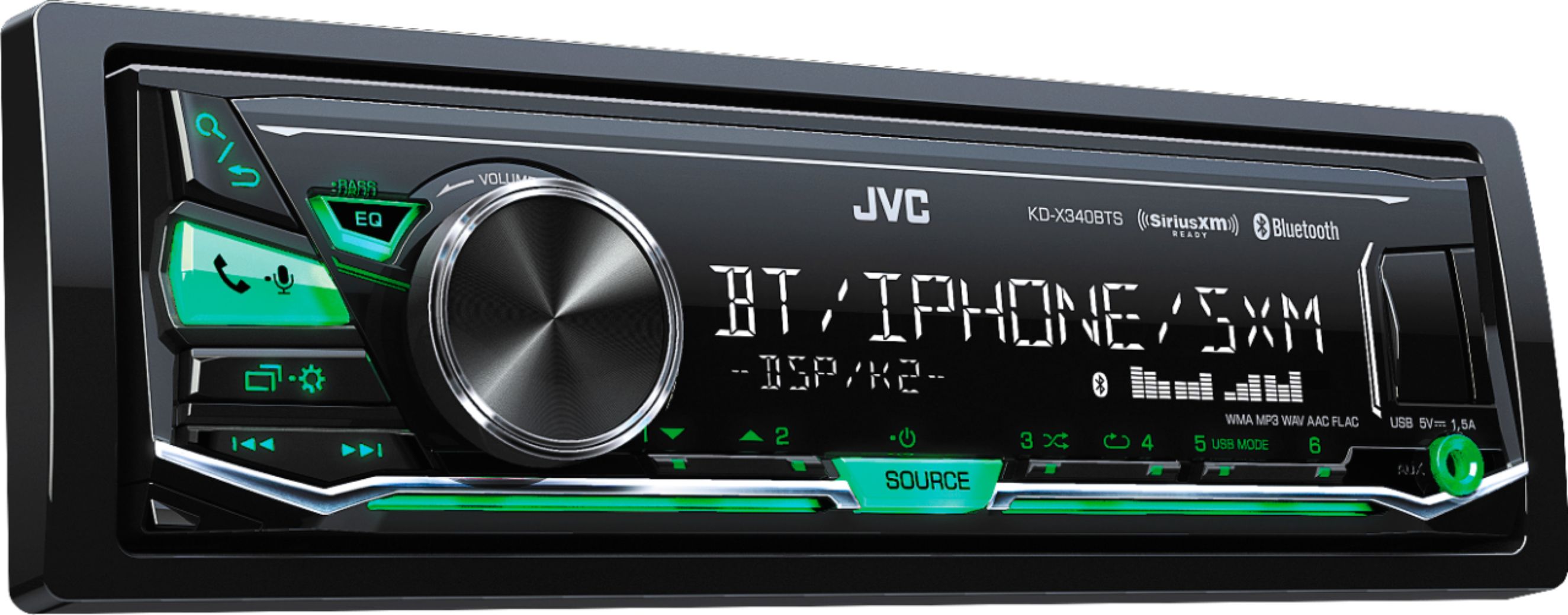 Jvc Kd-x380bts Digital Media Receiver Featuring Bluetooth/usb