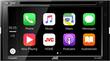 JVC - 6.8" - Android Auto/Apple CarPlay™ - Built-in Bluetooth - In-Dash CD/DVD/DM Receiver - Black - Larger Front