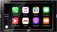Front Zoom. JVC - 6.8" - Android Auto/Apple® CarPlay™ - Built-in Bluetooth - In-Dash CD/DVD/DM Receiver - Black.