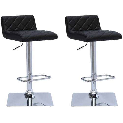 Best Buy: CorLiving Trumpet Bonded Leather Stools (Set Of 2) Black ...