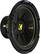 Angle. KICKER - CompC 12" Single-Voice-Coil 4-Ohm Subwoofer - Black.