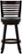 Alt View Zoom 12. CorLiving - Bonded Leather and Wood Stools - Black/Cappuccino.
