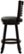 Alt View Zoom 15. CorLiving - Bonded Leather and Wood Stools - Black/Cappuccino.
