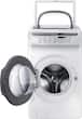 Samsung - FlexWash™ 5.5 Cu. Ft Washer with Steam - White - Larger Front
