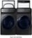Alt View 15. Samsung - 5.5 Cu. Ft. High-Efficiency Smart Front Load Washer with Steam and FlexWash - Black Stainless Steel.
