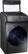 Angle. Samsung - 7.5 Cu. Ft. Smart Electric Dryer with Steam and FlexDry™ - Black stainless steel.
