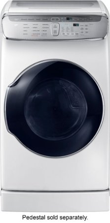 Samsung - 7.5 Cu. Ft. Smart Gas Dryer with MultiSteam and FlexDry™ - White