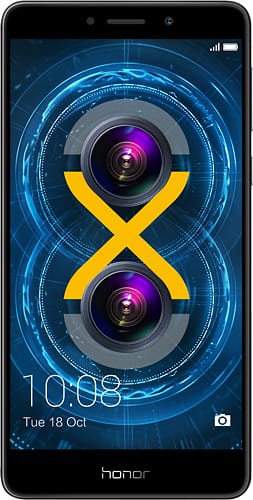 Huawei - Honor 6x 4G LTE with 32GB Memory Cell Phone (Unlocked) - Gray - Larger Front