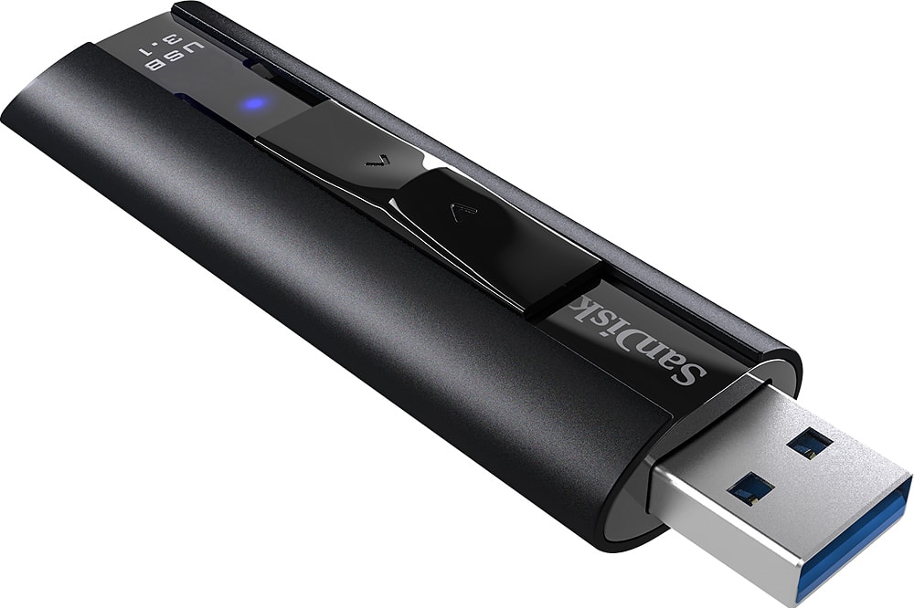 Alt View 11. SanDisk - Extreme Pro 256GB USB 3.1 Flash Drive - Black.