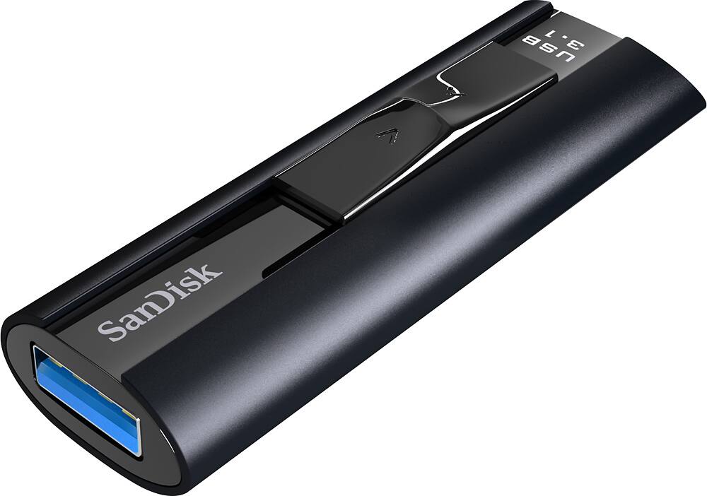 Alt View 13. SanDisk - Extreme Pro 256GB USB 3.1 Flash Drive - Black.