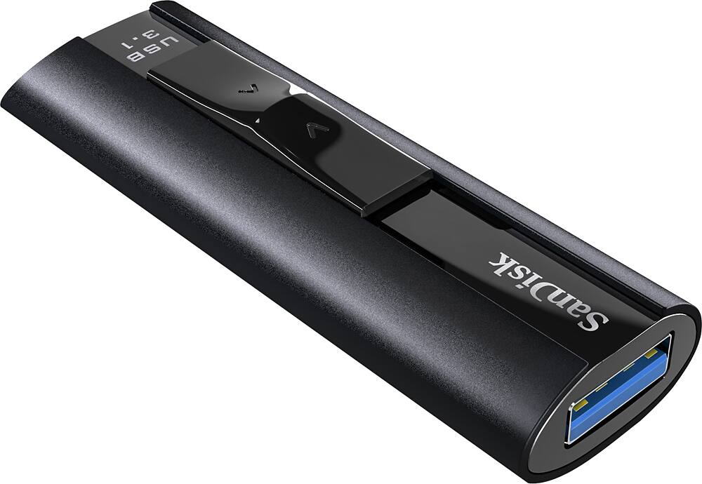 Alt View 14. SanDisk - Extreme Pro 256GB USB 3.1 Flash Drive - Black.
