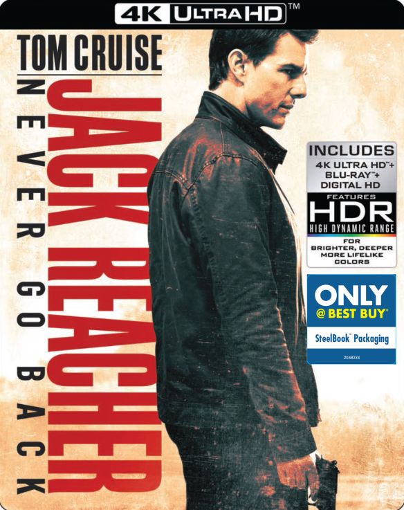  Jack Reacher: Never Go Back - SteelBook [4K Ultra HD Blu-ray/Blu-ray] [Only @ Best Buy] [2016]