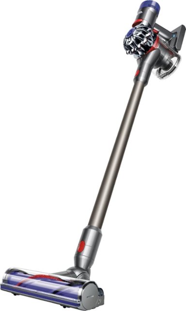 Dyson - V8 Animal Bagless Cordless 2-in-1 Handheld/Stick Vacuum - Blue/gray - Front_Zoom