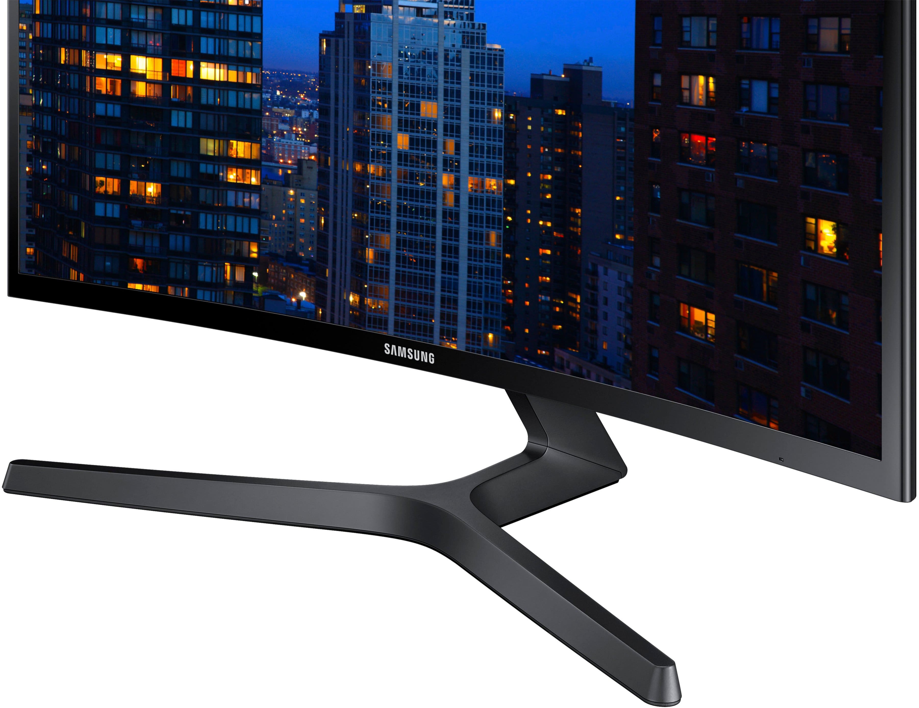 Alt View 16. Samsung - 27" F398 Series FHD AMD FreeSync Curved Monitor (HDMI, DP) - Glossy Black.