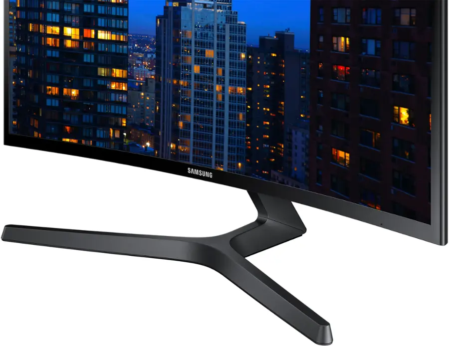 Alt View 16. Samsung - 27" F398 Series FHD AMD FreeSync Curved Monitor (HDMI, DP) - Glossy Black.