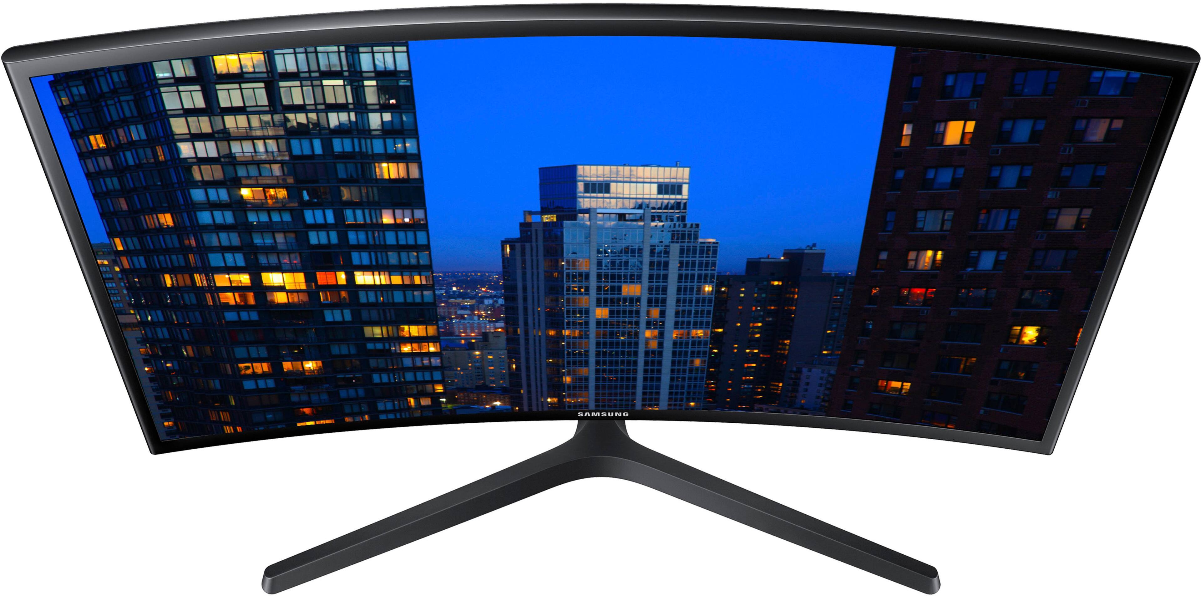 Alt View 17. Samsung - 27" F398 Series FHD AMD FreeSync Curved Monitor (HDMI, DP) - Glossy Black.
