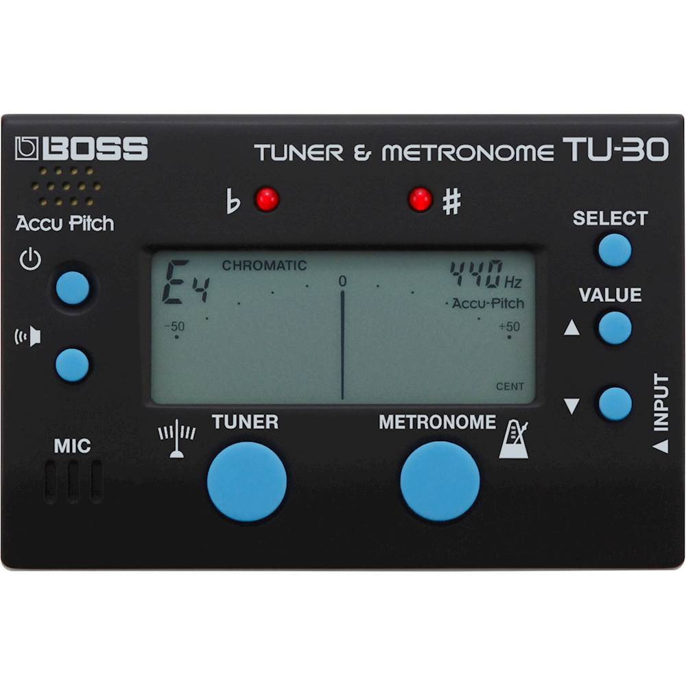 945 hektar hjul BOSS Audio Tuner with Metronome TU-30 - Best Buy