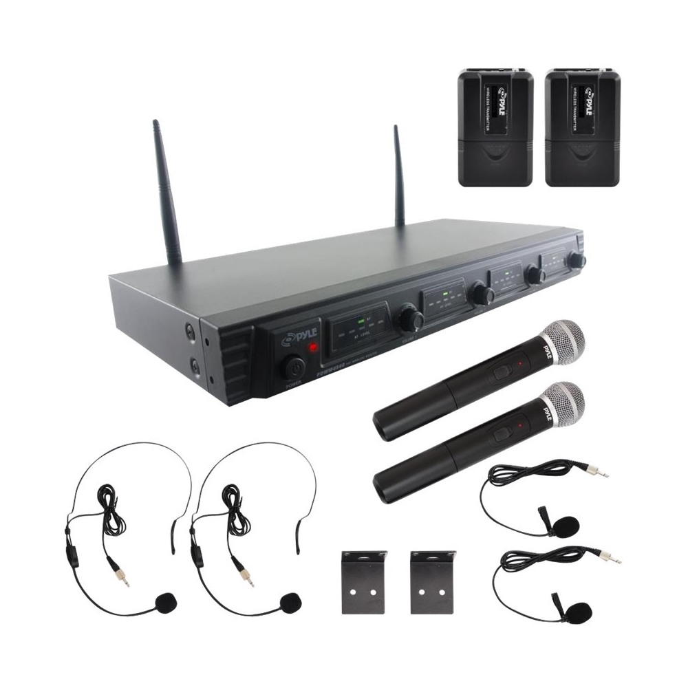 Photo 1 of 4-Channel UHF Wireless Microphone System