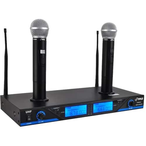 Best Buy PYLE PylePro 16 Channel UHF Wireless Microphone System