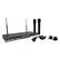 Front. PYLE - PylePro UHF Wireless Microphone System - Black.