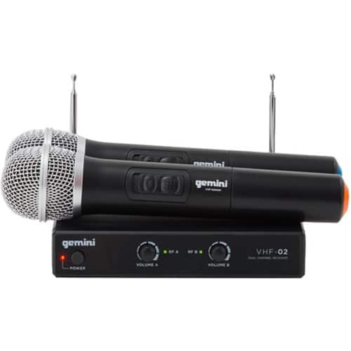 Customer Reviews Gemini Wireless Vocal Microphone System VHF 02M