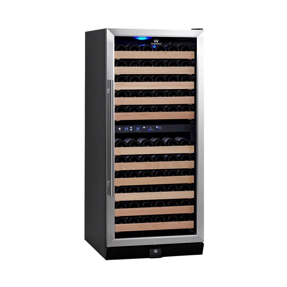 Best Buy KingsBottle 106Bottle BuiltIn Wine Cooler Silver KBU100DSS