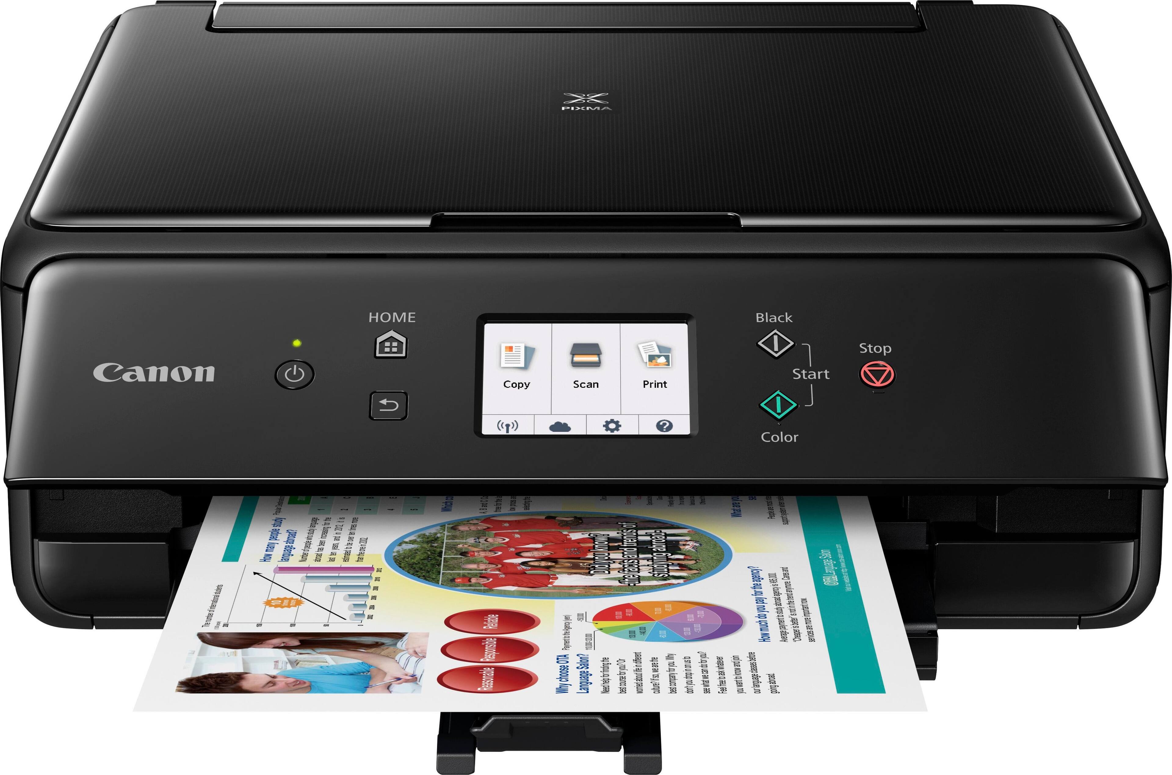 Best Buy Canon PIXMA TS6020 Wireless All In One Printer Black 1368C002