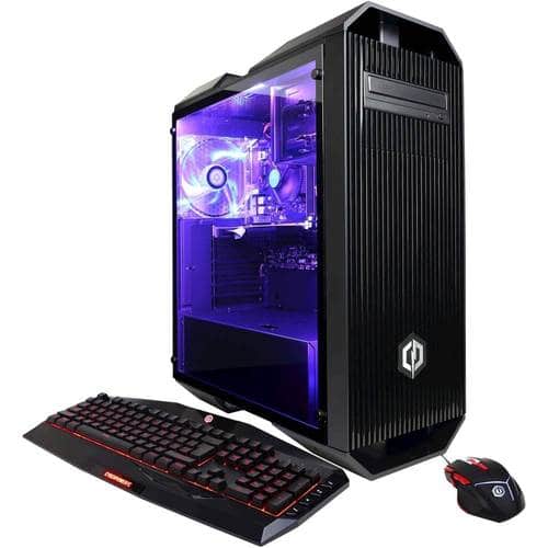 CyberPowerPC - Gamer Xtreme Desktop - Intel Core i5-7600K - 8GB Memory - NVIDIA GeForce GT 730 - 1TB Hard Drive - Black - Larger Front