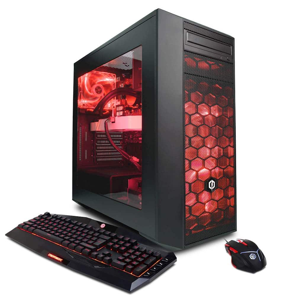 CyberPowerPC Desktop Intel Core i7-7700K 16GB  - Best Buy