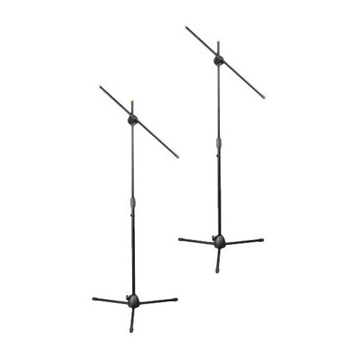 Alt View 12. PylePro - Microphone Stand - Glossy black.