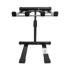 Front. PylePro - Professional DJ Laptop Stand - Black.