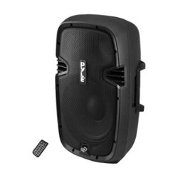 PylePro - 8" 600W 2-Way Wireless PA Speaker System - Black - Angle_Zoom