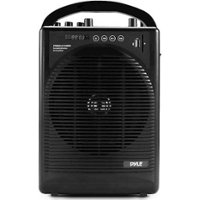 PylePro - 6.5" 60W Portable Bluetooth PA System - Black - Front_Zoom