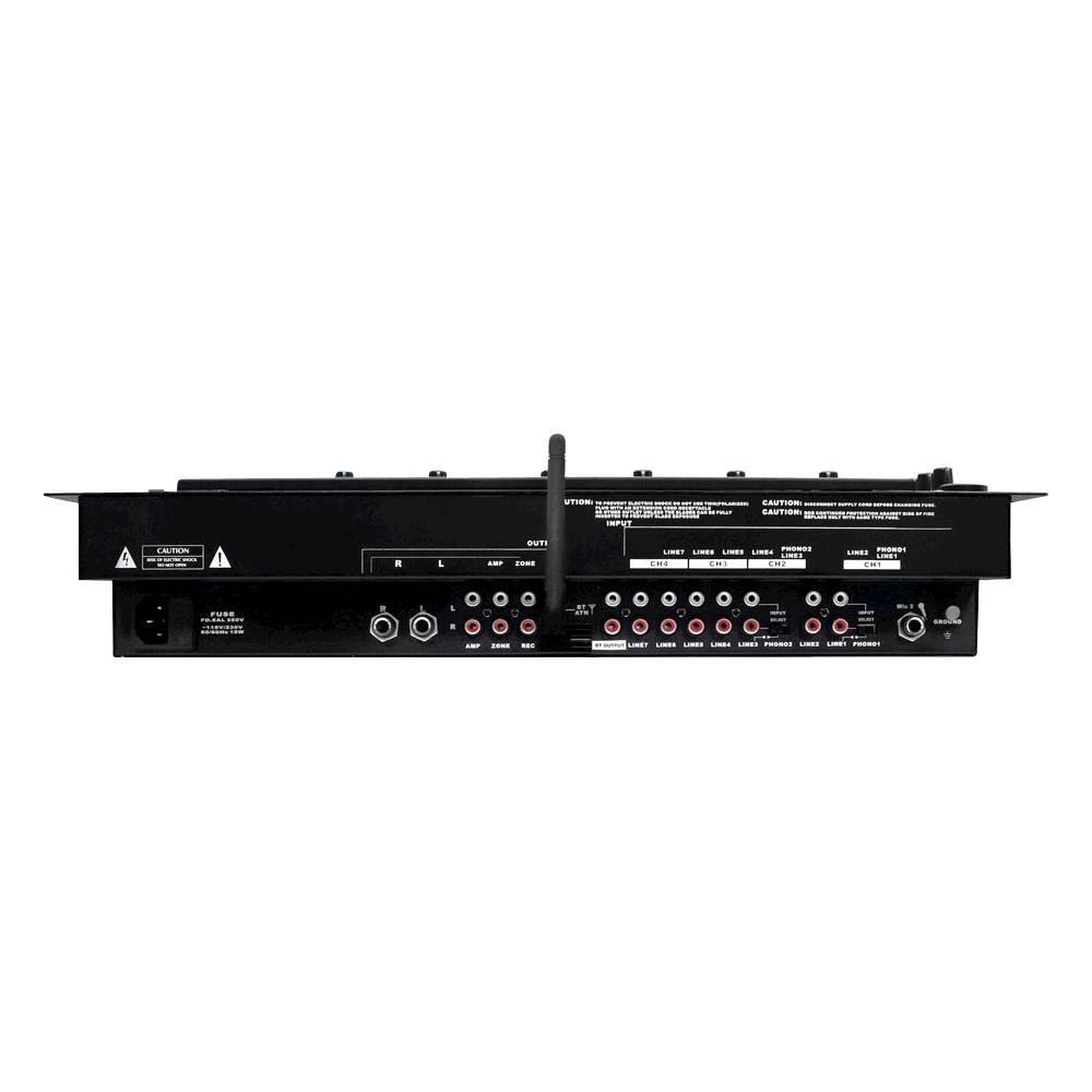 Alt View 11. PylePro - 6-Channel Bluetooth DJ Mixer - Black.