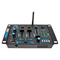 Front. PylePro - 3-Channel Bluetooth DJ Mixer - Black.