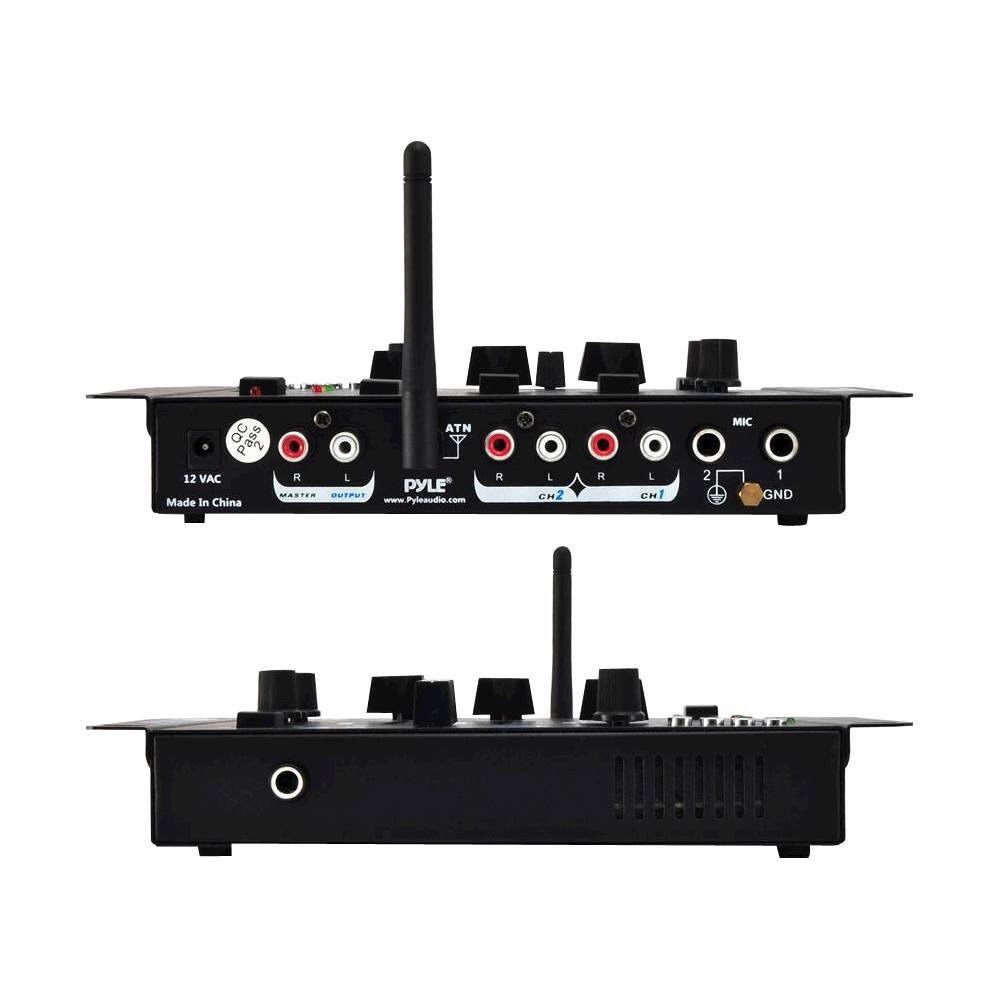Alt View 14. PylePro - 3-Channel Bluetooth DJ Mixer - Black.