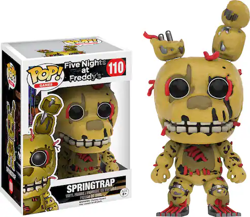 Front. Funko - Pop! Games Five Nights at Freddy's: Springtrap.