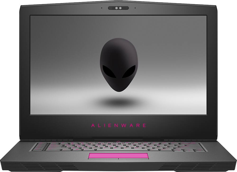 Front. Alienware - 15.6" Laptop - Intel Core i5 - 8GB Memory - NVIDIA GeForce GTX 1060 - 1TB Hard Drive - Silver.