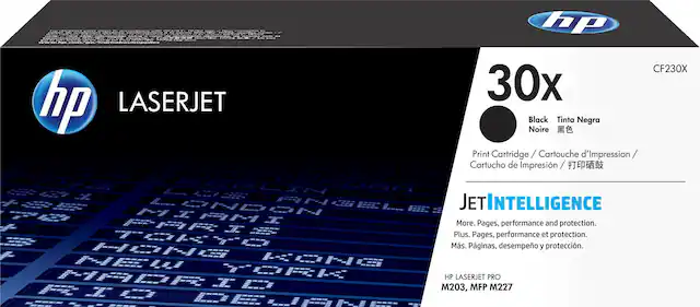 Front. HP - 30X Toner Cartridge.